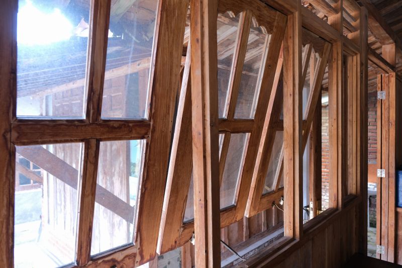 Modern Wood Windows Installed
